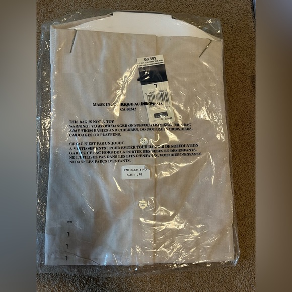 Dockers Grey Dress Shirt Size Large Brand New - Picture 3 of 3